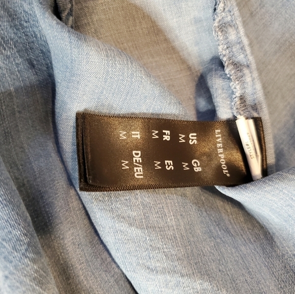 Liverpool Women's Long Sleeve Peasant Skyfall SZ M - Picture 7 of 10